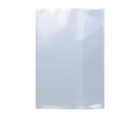 HERMA 19610 Fundas para cuadernos A5, transparentes, de polipropileno resistente, lavable y extragrueso, juego de fundas transparentes para cuadernos escolares, incoloro