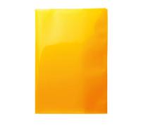 HERMA 19614 Sobres A5 transparente naranja, 10 unidades, fundas de polipropileno resistente, lavable y extra grueso, juego de fundas transparentes para cuadernos escolares, de colores