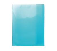 HERMA 19627 Cuarto transparente turquesa 10 unidades, fundas para cuadernos de polipropileno resistente, lavable y extra grueso, juego de fundas transparentes para cuadernos escolares, de colores