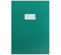 HERMA 19753 - Sobre de cartón DIN A4, con espacio para escribir, de papel estable y extrafuerte, protector para cuadernos, color verde