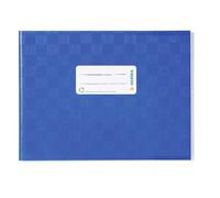 HERMA 19841 - Sobres DIN A5 horizontal, rafia, con etiqueta y estructura de rafia, lámina de polipropileno resistente y lavable, 10 unidades, color azul
