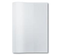 HERMA 19898 - Funda para cuaderno A6 de alta transparencia, funda de polipropileno resistente y lavable, protector transparente para cuadernos escolares, incoloro