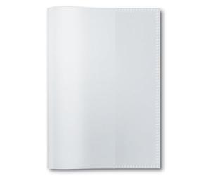 HERMA 19898 - Funda para cuaderno A6 de alta transparencia, funda de polipropileno resistente y lavable, protector transparente para cuadernos escolares, incoloro