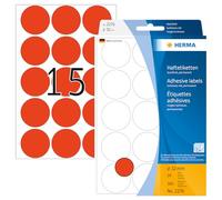 Herma 2276 - Etiquetas multiuso, diámetro 32 mm, redondo, papel mate, 360 unidades, color rojo luminoso