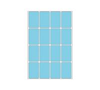 HERMA 2453 - Etiqueta autoadhesiva (2,5 cm, 4 cm, 11,1 cm) Azul