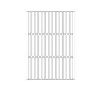 Herma 2530 - Paquete de 1248 etiquetas adhesivas rectangulares (6 x 50 mm, esquinas redondeadas, multiusos), color blanco mate