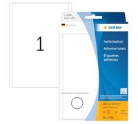 Herma 2580 - Etiquetas multiuso, 100x149 mm papel mate, 32 unidades, color blanco
