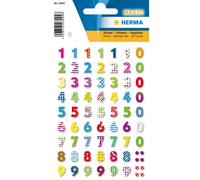 Herma 3094 - Adhesivos de números de colores, color gris