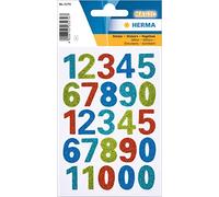 Herma 3279 - Pegatinas con números, diseño de purpurina