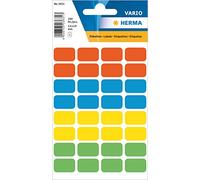 HERMA 3631 Etiquetas multiusos, 160 unidades, 12 x 18 mm, 32 por hoja, autoadhesivas, etiquetas para el hogar para etiquetar calendarios, planificadores, manualidades, papel en blanco, pegatinas de
