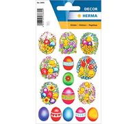HERMA 3689 Pegatinas De Huevos De Pascua Coloridos Pequeños 45 Unidades Con Motivos De Pascua Para Regalos Scrapbooking Decoración