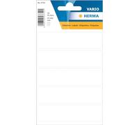 HERMA 3750 etiquetas multiusos, 35 unidades, 21 x 82 mm, 5 por hoja, autoadhesivas, etiquetas para el hogar para etiquetar calendarios, planificadores, manualidades, papel blanco mate, blanco