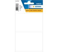 HERMA 3758 Etiquetas multiusos, 14 unidades, 55 x 82 mm, 2 por hoja, autoadhesivas, etiquetas para el hogar para etiquetar calendarios, planificadores, manualidades, papel blanco mate, etiquetas