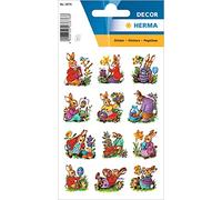 Herma 3876, multicolor adhesivo decorativo - pegatinas decorativas (Multicolor, papel, Rabbits, 3 hojas)