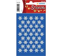 Herma 3922 - Etiquetas para joyas, diseño de estrellas, color plateado
