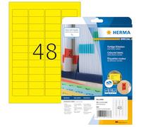 Herma 4366 - Pack de 960 etiquetas, 45.7 x 21.2 mm, color amarillo