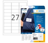 Herma 4511 etiqueta autoadhesiva rectángulo redondeado blanco 540 pie