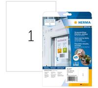 Herma Etiquetas autoadhesivas 4577 aluminio resistente a la intemperie extraíbles A4 20 hojas blanco