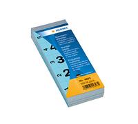 Herma 4893 - Bloc de números autoadhesivos, 28x56 mm, color azul