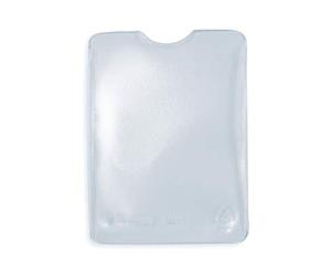 HERMA 5012 Fundas transparentes para tarjetas de identificación, 25 unidades, soporte para tarjetas de identificación para proteger documentos en formato DIN A8, fundas protectoras de plástico