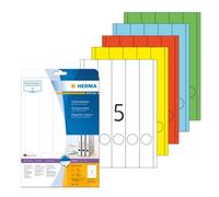 Herma 5130 - Pack de 125 etiquetas, 38 x 297 mm, color blanco blanco, 125 unidad