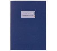 HERMA 5503 - Sobre de papel (DIN A5, con espacio para escribir, papel reciclado resistente y colores intensos, protector para cuadernos, color azul