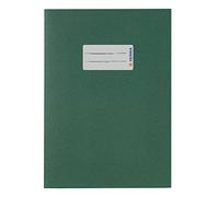 HERMA 5505 Sobres de papel DIN A5, fundas con rotulación, de papel reciclado intenso y colores ricos, juego de 10 grapas, color verde