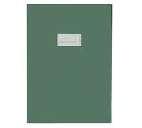 HERMA 5535 - Sobre de papel (DIN A4, con espacio para escribir, papel reciclado resistente y colores intensos, protector para cuadernos, color verde