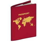 Herma 5549 rfid - funda protectora para el pasaporte, color rojo