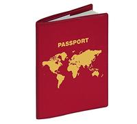 Herma 5549 RFID - Funda protectora para el pasaporte, color rojo