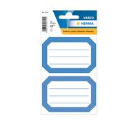 Herma 5714 Etiquetas para libros 82 x 55 mm blancas/azules (12 etiquetas)