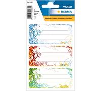 HERMA 5982 Nombre de cuaderno etiquetas para la Escuela, diseño Spirit, formato 7,6 x 3,5 cm, contenido por paquete: 9 etiquetas