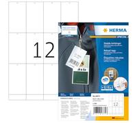 HERMA 6872 - Juego de 14 etiquetas (DIN A4, 52,5 x 93,5 mm, 1400 hojas, papel/lámina/papel compuesto de papel), perforadas, imprimibles, no adhesivas, 16.800 etiquetas de productos, color blanco