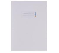 HERMA 7054 Sobres de papel A5 blanco, 10 unidades, con campo de rotulación de papel extremadamente fuerte y colores ricos, juego de fundas para cuadernos escolares, de colores