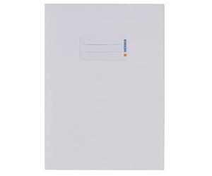 HERMA 7054 Sobres de papel A5 blanco, 10 unidades, con campo de rotulación de papel extremadamente fuerte y colores ricos, juego de fundas para cuadernos escolares, de colores
