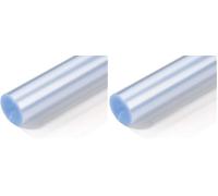 HERMA 7384 Forro para libros en rollo (5 m x 40 cm, no adhesivo, mate) transparente (Paquete de 2)