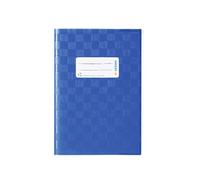 HERMA 7423 - Sobre (DIN A5, rafia, con etiqueta para escribir y estructura de rafia, lámina de polipropileno resistente y lavable, 1 unidad), color azul