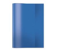 HERMA 7483 Sobres A5 azul transparente, 25 unidades, fundas de polipropileno resistente y fácil de limpiar, juego de fundas transparentes para cuadernos escolares, de colores