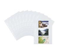 HERMA 7556 Fundas para fotos para carpetas, 250 unidades, 9 x 13 cm horizontal, 3 compartimentos divididos, se pueden equipar por ambos lados, fundas para fotos fotográficas coleccionables, fundas