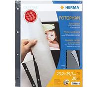 Herma 7577 - cartulinas para fotos (232 x 297 mm, 230 g/m², 20 hojas