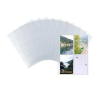 HERMA 7599 Fundas para fotos para carpetas, 250 unidades, 10 x 15 cm, 4 compartimentos divididos, visibles por ambos lados, fundas para fotos fotográficas, fundas para tarjetas postales, fundas para