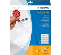 Herma 7701 - Funda para archivar diapositivas (10 hojas), transparente