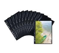 HERMA 7719 Fundas para fotos para carpetas, 250 unidades, 20 x 30 cm, 1 compartimento, fundas para fotofán montables por ambos lados, fundas para tarjetas postales, fundas para folletos con