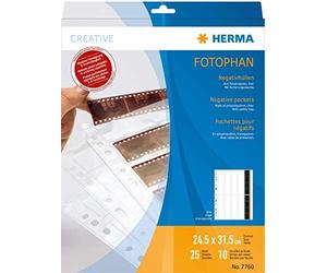 Herma 7760 almacenaje de negativo fotográfico y diapositiva funda par