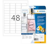 Herma 8016 - Pack de 1200 etiquetas, 45.7 x 21.2 mm, transparente