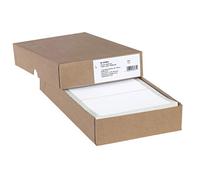 Herma 8072 - Etiquetas para ordenador en papel, continuo, 147.32 x 99.2 mm, 1 banda, perforado papel mate, 1000 unidades, color blanco