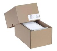 Herma 8213 - Etiquetas para ordenador en papel, continuo, 101,6 x 48,4 mm, 1 banda, papel mate, 6000 unidades, color blanco