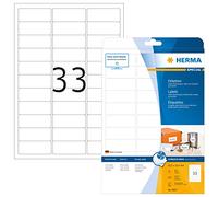 Herma 8837 - Etiquetas para impresoras (825 unidades), blanco