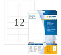 Herma 9010 - Pack de 300 tarjetas, 75 x 40 mm, color blanco