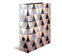 Herma A4 Abstract en hermosos Roségold y refinado Rauten-Muster - Un must para cualquier Büroorganisation